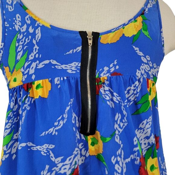 YUMI KIM Layered Bright Floral Tropical Sleeveless Top size S - Picture 7 of 7
